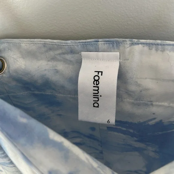 FOEMINA Alice Dress Cirrus Print Icy Blue - Picture 7 of 12